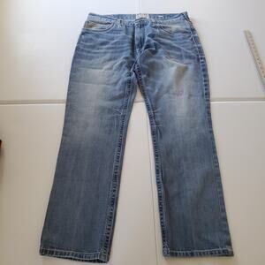 Ariat Jeans Mens 38x32 Blue M4 Relaxed Boot Cut Coltrane Denim Western Workwear